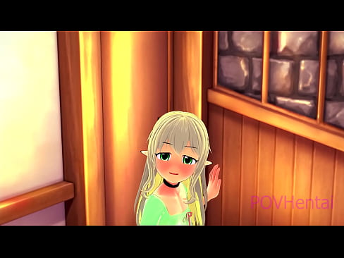 ❤️ (Trap) Elvish maid توهان جي منهن ڌوئڻ ۾ مدد ڪري ٿي.